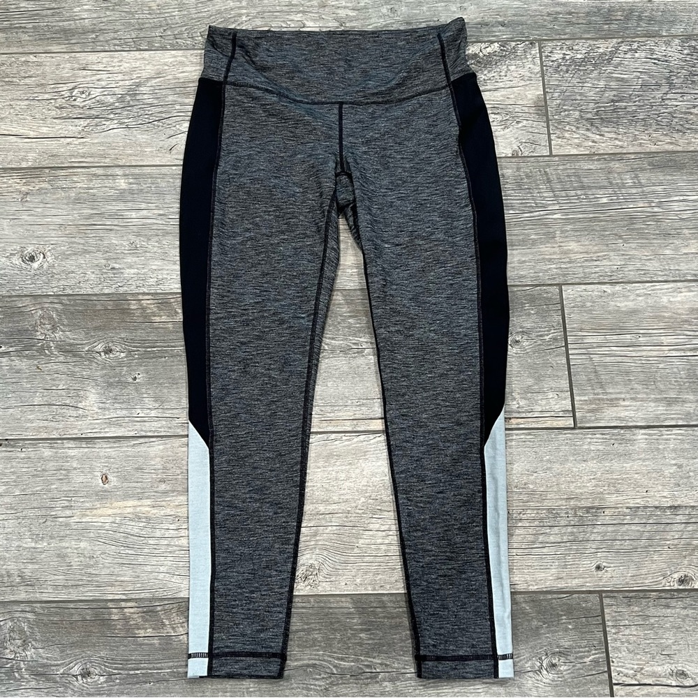 Athleta Women's Colorblock‎ Revelation Tight leggings Heathered Size Large